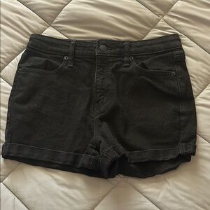 Classic Black Women's Denim Shorts